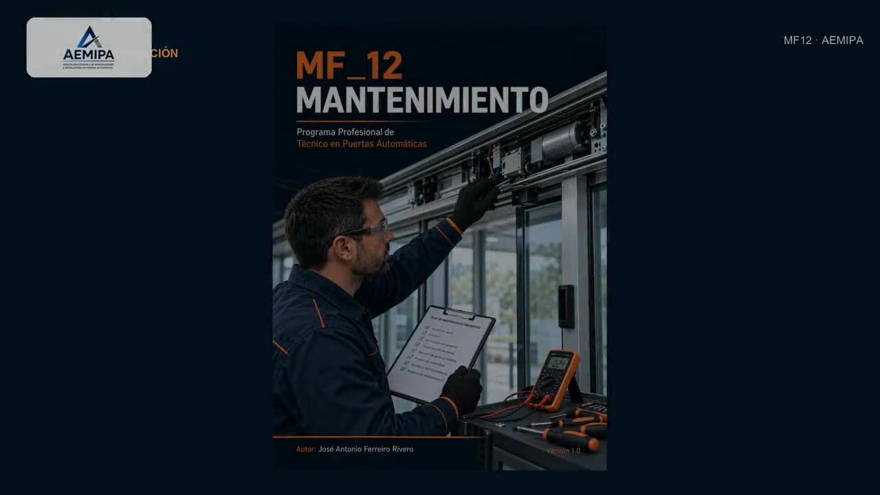 MF12 · Mantenimiento de puertas automáticas
